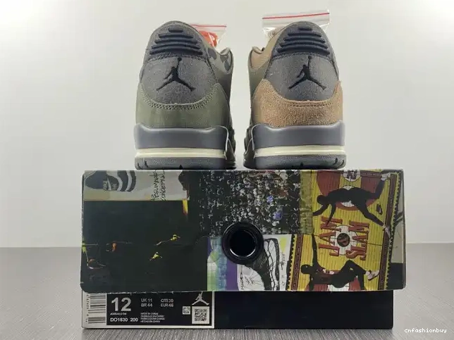 Air Retro 3 Patchwork Jordan DO1830-200 Camo 0611